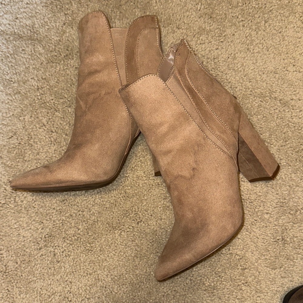 Pink Ankle Boots